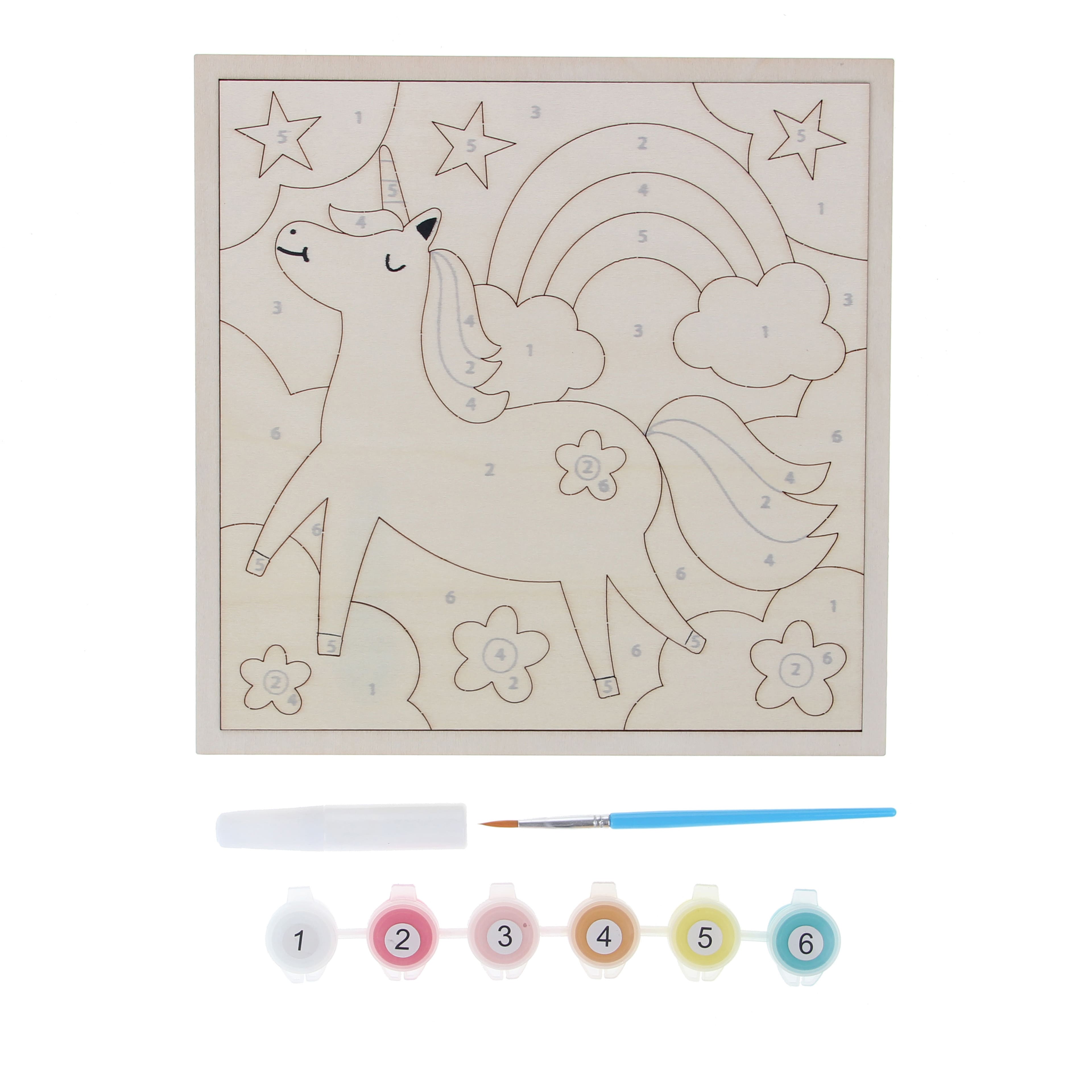 Fantasy Wood PaintbyNumber Puzzle Kit by Creatology™