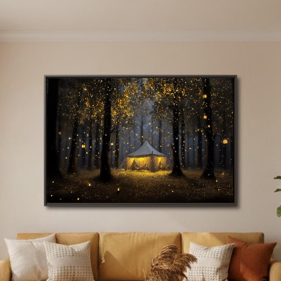 Fantasy Woodland Forest Poster Dark Magical Nature Landscape Home Decor Office Wall Art