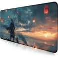 thumbnail image 1 of Fantasy Wuxia Extended Anime Mouse Pad, Large Gaming Mouse Pad XXL Laptop Mouse Keyboard Pad 35.4 x 15.7-Inch Office Desk Decoration, 1 of 3