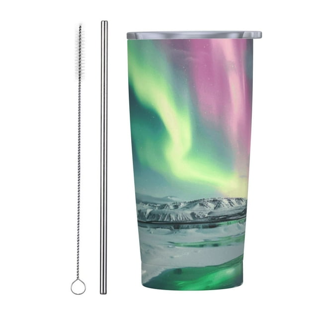 Fantasy scene cup, 20 ounce car cup, stainless steel insulated travel