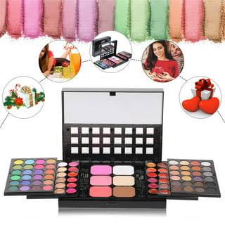  Pure Vie All-in-One Holiday Gift Surprise Makeup Set Essential  Starter Bundle Include Eyeshadow Palette Lipstick Concealer Blush Mascara  Eyeliner Face Powder Lipgloss Brush - Full Makeup Kit for Women 