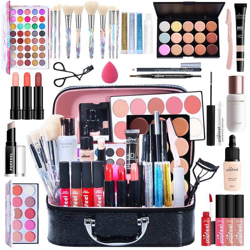 FantasyDay All-in-one Makeup Set Holiday Gift Surprise | Full Makeup Kit  for Women Essential Starter Bundle Include Eyeshadow Palette Lipstick Blush
