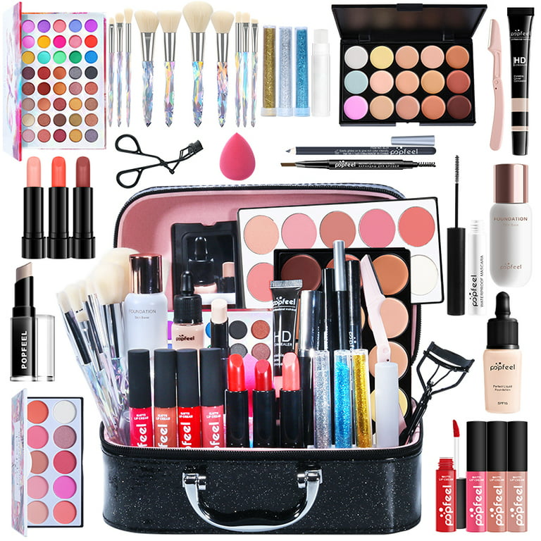 FantasyDay All-in-one Holiday Make up Gift Set, Makeup Kit for Women Full  Kit Essential Starter Bundle Include Eyeshadow Palette Lipstick Blush  Foundation Conc…