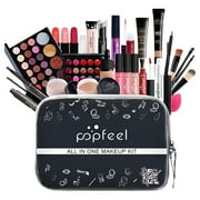 FantasyDay All-in-one Makeup Set Holiday Gift Surprise | Full Makeup Kit for Women Essential Starter Bundle Include Eyeshadow Palette Lipstick Blush Concealer Face Powder Eyeliner Mascara Soft Brush