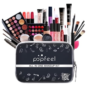 FantasyDay All-in-one Makeup Set Holiday Gift Surprise | Full Makeup Kit for Women Essential Starter Bundle Include Eyeshadow Palette Lipstick Blush Concealer Face Powder Eyeliner Mascara Soft Brush