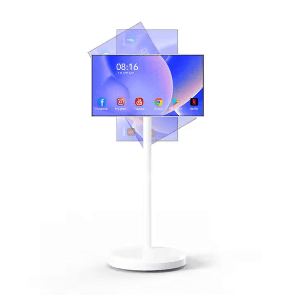 FantasyView 22 inch Android TV portable home entertainment charging TV smart touch screen