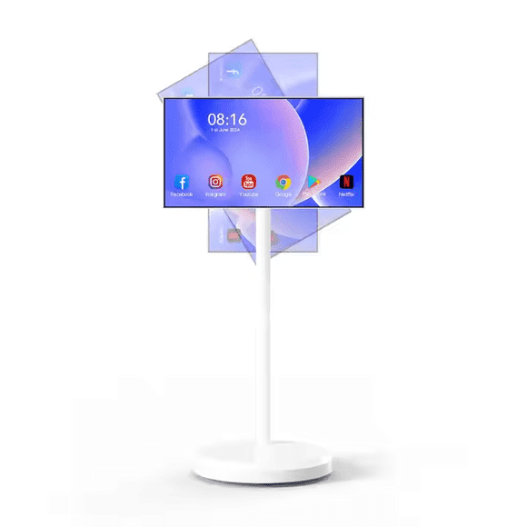 FantasyView 22 inch Android TV portable home entertainment charging TV smart touch screen
