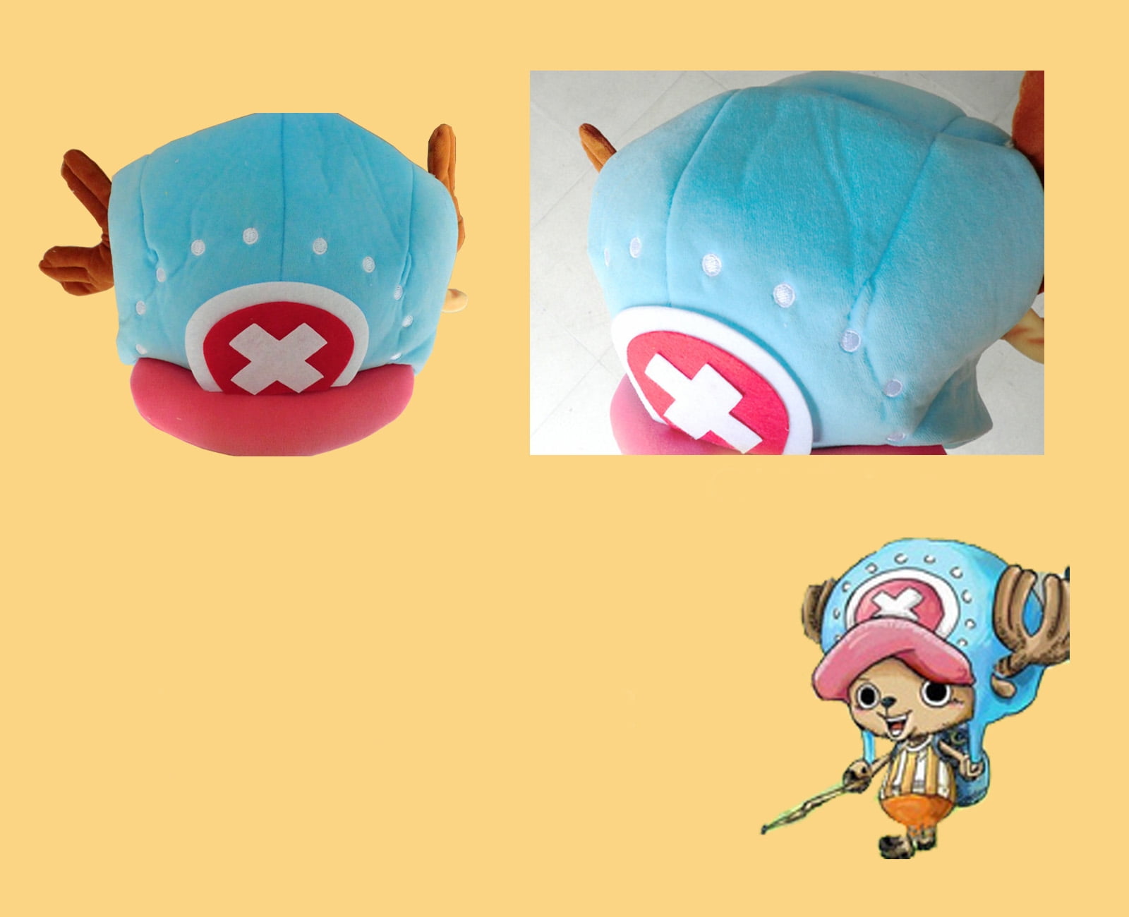 Fantasycart One Piece Chopper Blue Hat Rave Beanie Cap Tony Tony