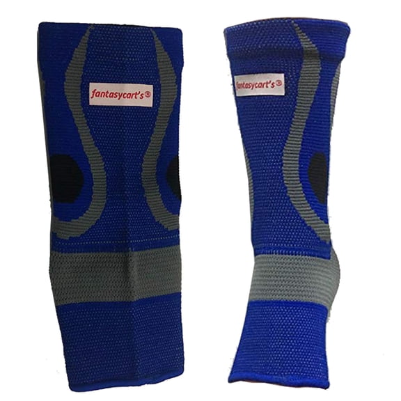 Fantasycarts Ankle Support Brace Long Compression Sleeve Socks Sports Foot Arthritis Pain HT