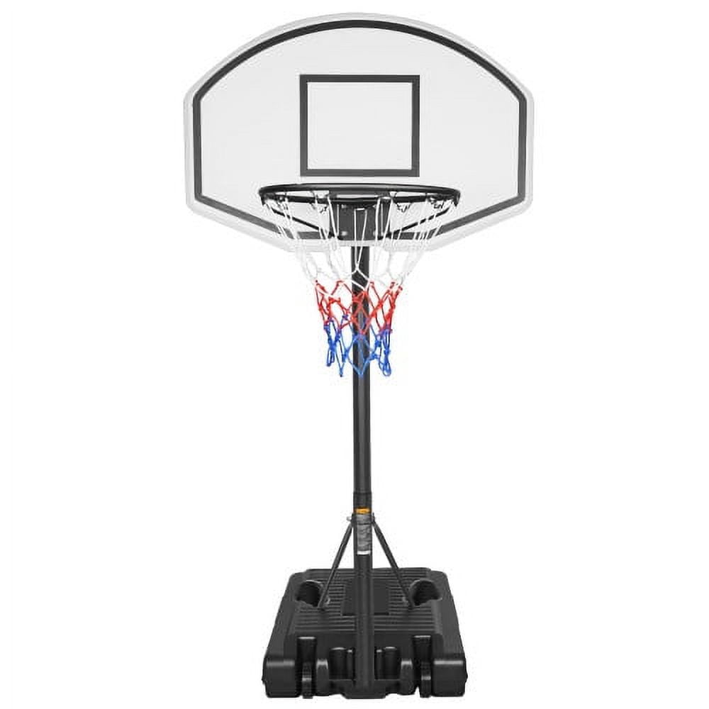Fantasyland 3.1-4.7ft Adjustable Height Basketball Hoop, Indoor Outdoor Basketball Hoop System with 36" Shatterproof Backboard and Stand for Youth
