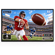 Nexella 55" 4K Smart Outdoor TV for Partial Sun, 1000-Nit Ultra Bright Weatherproof TV, IP65 Waterproof &amp; Rustproof Aluminum Frame, HDR10, Dolby Sound deal from Walmart