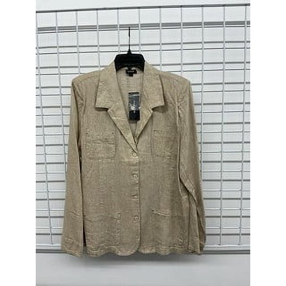 Fantazia Apparel Women's Casual Blazers Long Sleeve Button Up. Front Pockets. Work Office Jackets Blazer