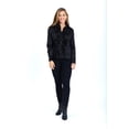 thumbnail image 1 of Fantazia Apparell Womens Long Sleeve Button Closure w Ruffle Collar Top, 1 of 4