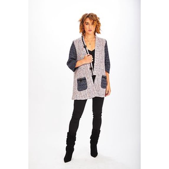 Fantazia Women's Cardigans Lightweight Open Front Cardigans 3/4 Sleeve