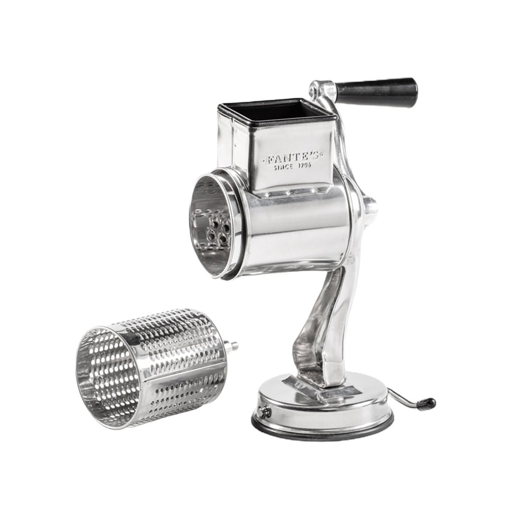 Fantes Cheese Grater with Suction-Base and 2 Drums, The Italian Market  Original since 1906