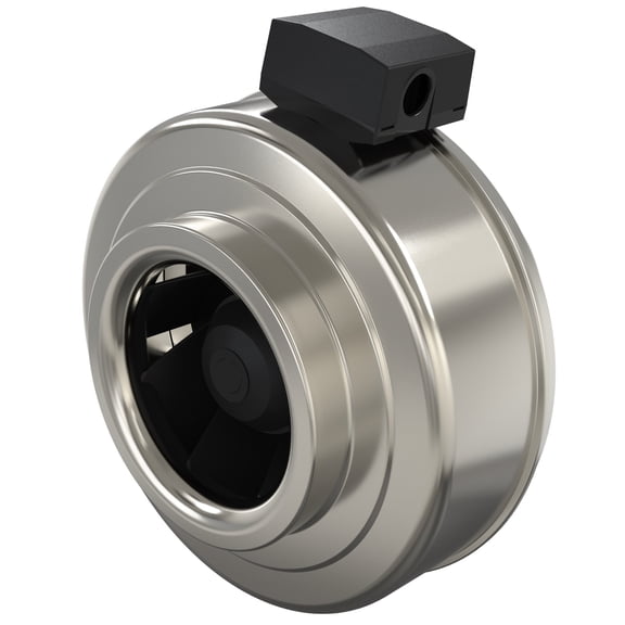 Fantech FG 6XL Inline 6" Centrifugal Duct Fan, Metal Housing, 483 CFM, 120V CA3