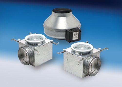 Fantech PB370-2 Inline Exhaust Fan, 360 CFMBathroom Kit, Dual Grille - for 6" & 8" Duct CA2