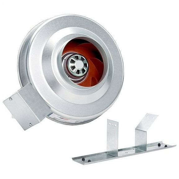 Fantech Steel 13"D,15.1"H,8"W Inline Duct Fan 56000