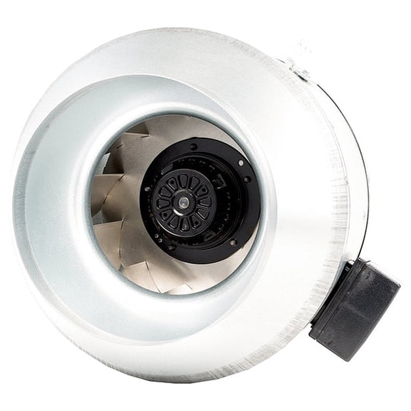 Fantech Steel 14"D,15"H,14"W Inline Duct Fan 49839