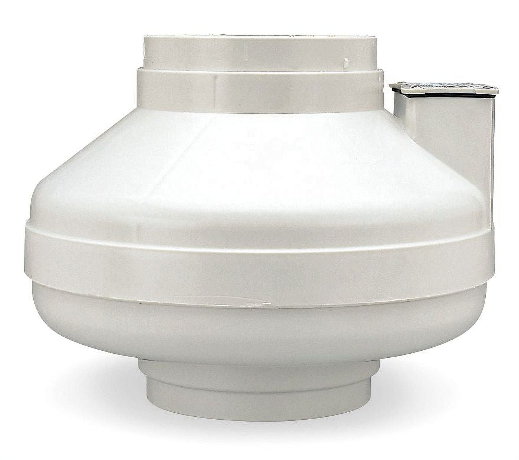 Fantech Thermoplastic Inline Centrifugal Duct Fan, Fits Duct Dia. 6
