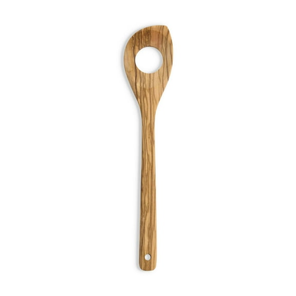 Fantes Italian Olivewood Risotto Cooking Spoon, Crafted from Italian Olivewood, 12-Inch, The Italian Market Original since 1906