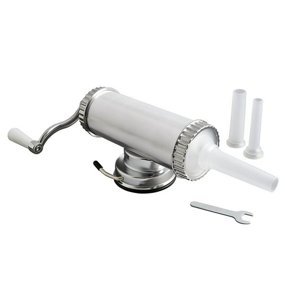 Fantes Sausage Maker with Suction Base and 3 Nozzles, 2.2-Pound Capacity, The Italian Market Original since 1906