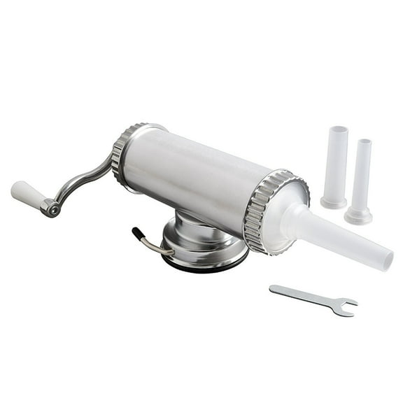 Fantes Sausage Maker with Suction Base and 3 Nozzles, 2.2-Pound Capacity, The Italian Market Original since 1906