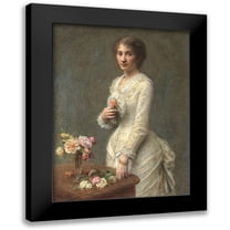Fantin-Latour, Henri 11x14 Black Modern Framed Museum Art Print Titled - Madame Lerolle
