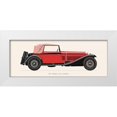 thumbnail image 1 of Fantini, Antonio 24x12 White Modern Wood Framed Museum Art Print Titled - Alfa Romeo 1930, 1 of 4