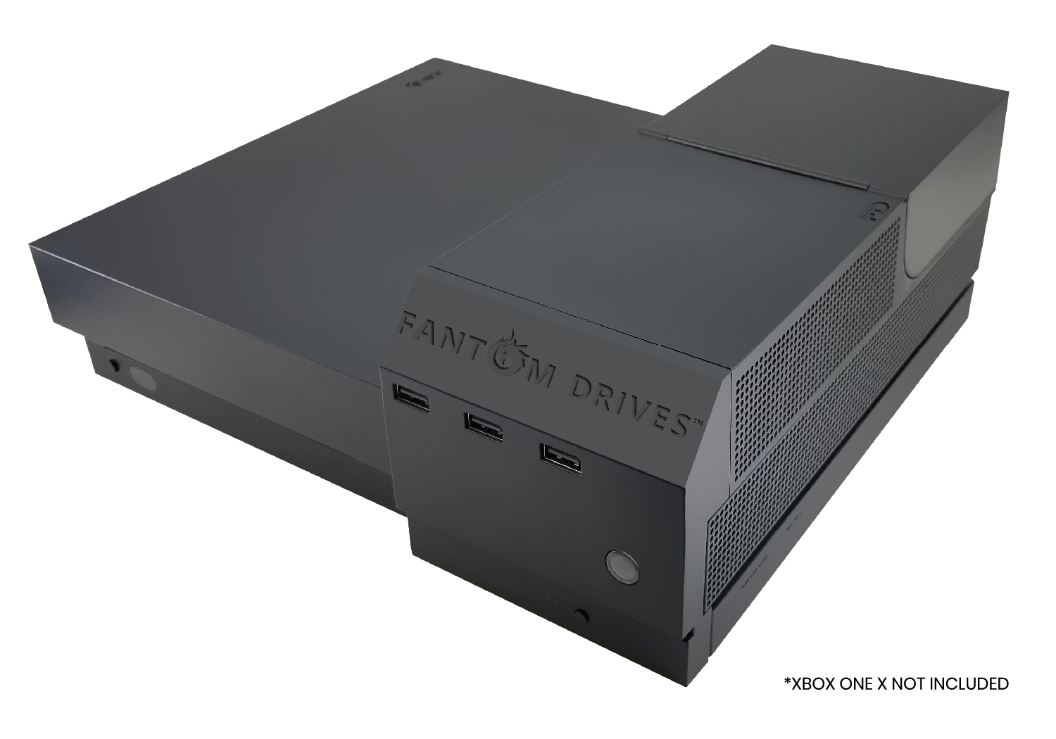 Fantom Drives 2TB Xbox One Hard Drive Upgrade - Easy Snap-On with 3 USB Ports - Compatible with Original Xbox One Only (XBOX-2TB-SH) Fantom Drives Xbox One X Ssd External Fantom Drives FD GFORCE Mini