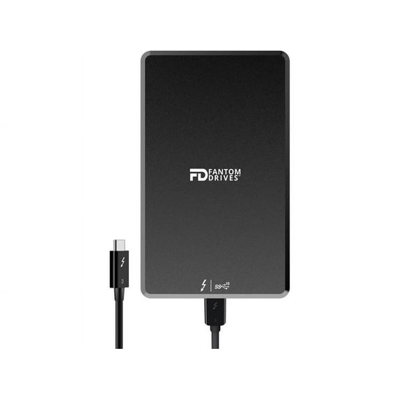 Fantom Drives 4 TB Solid State Drive External USB 3.2 Type C TB3X3000N4TB