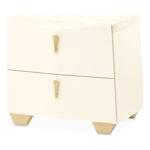 Fantosini Nightstand - Creamy Pearl