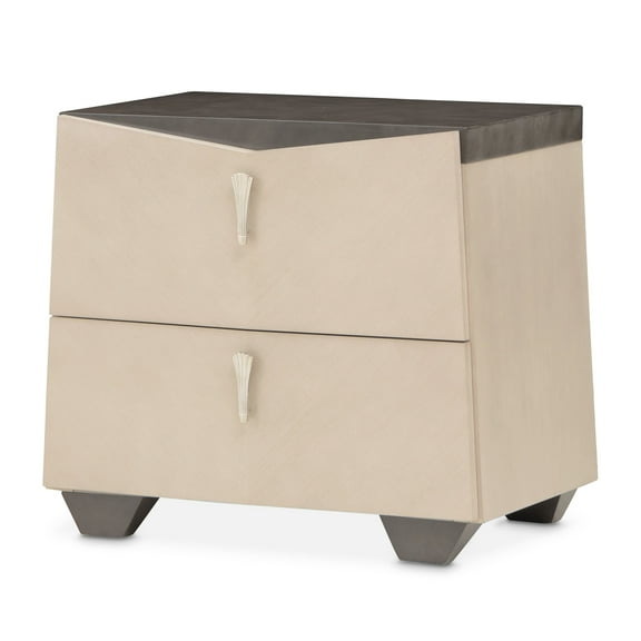 Fantosini Nightstand - Silver Mist