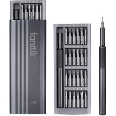 Fanttik Mini Manual Screwdriver, Precision Screwdriver with Magnetic Driver Bits