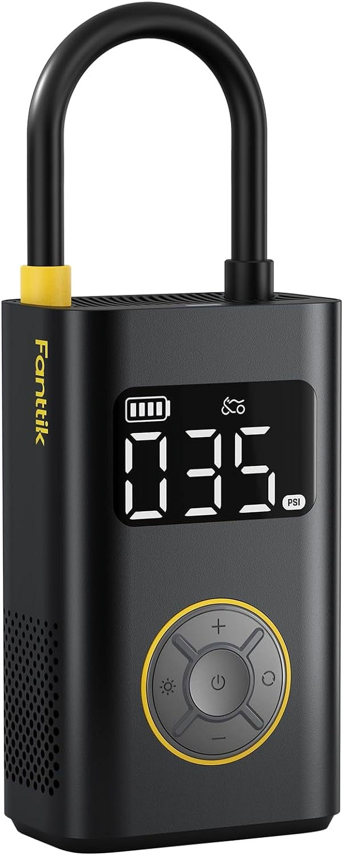 Fanttik X9 Pro Portable Tire Inflator for Motorcycle, 27s Fast Inflate ...