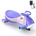 thumbnail image 1 of FanttikRide 12V N7 Pro Electric Wiggle Car with Pedal, 2-in-1 Kids Ride On Toy, Rechargeable Battery, 2-Speed, Anti-Rollover, Flashing Wheels, Bluetooth Music, for Ages 3+, 150 lbs, Pink, 1 of 11