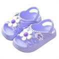 Fanvereka Little Girl Summer Sandals Antislip Soft Sole Flower Shoes