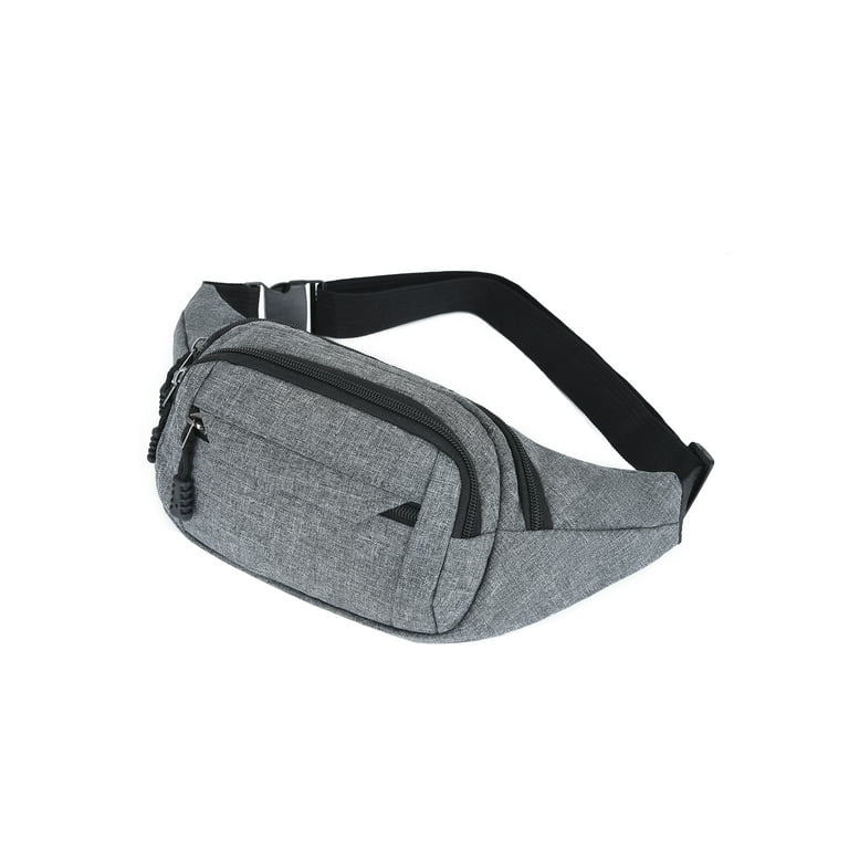 Fanvereka Men Women Fanny Pack Water Resistant Large Capacity Chest Waist Pack Hip Bum Bag for Running Walking Hiking