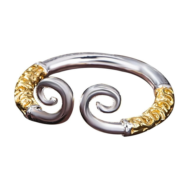 Fanvereka Vintage Rings Unique Monkey King Hoop Stick Adjustable