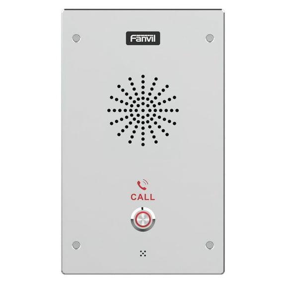 Fanvil I16S SIP Video Intercom; K10 anti-collision; IP65 Waterproof; Anti-tamper Alarm; HD Voice Speech; Built-in 3W Speaker; Audio Line Out Port; Support Built-in TF Card Slot; DC12V-24V/1A
