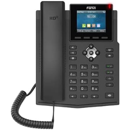 Fanvil X3U-Pro 2.8" Color Display 6 SIP Lines 3Line Keys IPv4 & IPv6 PoE & GigE G.722 Opus G.723.1