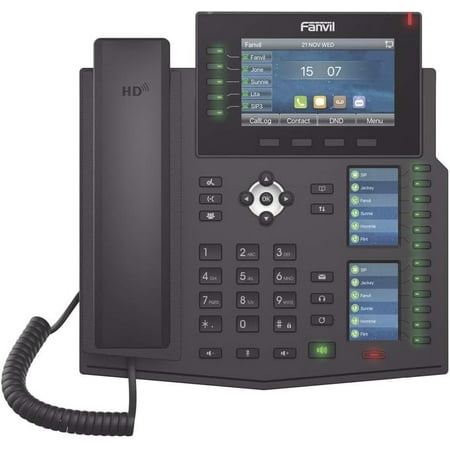 Fanvil X6U Color Display IPV4 & IPV6, POE & Gigabit Ethernet
