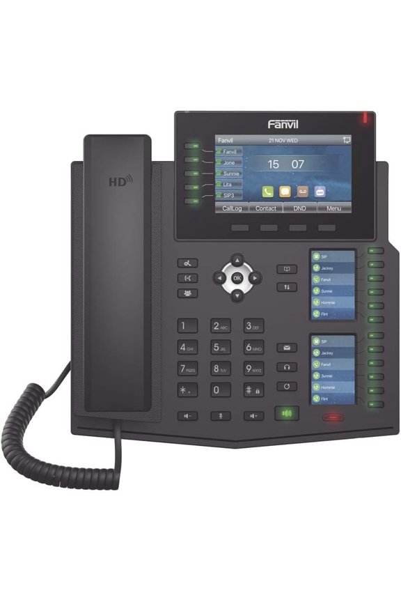 X6U Color Display IPV4 & IPV6, POE & Gigabit Ethernet