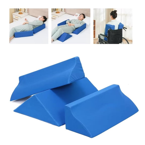 Fanwer Bed Wedges & Body Positioners (3 in 1), 40 Degree Wedges for Bed Positioning,Positioning Pillows for Elderly, Wedge Pillow for Bed Sores, Side Sleeping, After Surgery, Knees Elevated,Back Pain