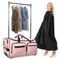 thumbnail image 1 of Fegat 23" Collapsible Rolling Competition Dance Duffle Bag, Pink-23Inch, 1 of 9