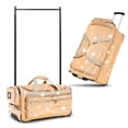 thumbnail image 1 of 28" Dance Bag with Garment Rack,Upgraded Glitter Rolling Competition Dance Duffel Bag Waterproof Costume Travel Bag Costume Suitcase for Dancer Performer Athletes,Gold, 1 of 12