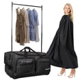 thumbnail image 1 of Dance Bag with Garment Rack, 23" Foldable Rolling Competition Dance Duffle Bag with Portable Clothes Changing Cover, Costume Suitcase for Dancers Shows Athletes, 1 of 9