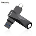 thumbnail image 1 of Fanxiang 512GB Flash Drive Memory Stick with USB 3.1, High-Speed Thumb Drive, Read and Write Speed up to 400MB/s, 2 in 1 OTG Type C, USB A for All Android Phone and PC, 1 of 6