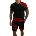 thumbnail image 1 of Fanxing 2023 Men Sweatsuits Sets Big And Tall Sweat Suits For Men 2 Piece Jogging Set Plus Size Sports Set For Men Sweat Set, 1 of 4