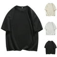 thumbnail image 1 of Fanxing Big And Tall Shirts for Men Under $20 Khaki ,Mens Sumemr Short Sleeve T Shirts Loose Fit Muscle Gym Workout Tops XL, 1 of 6